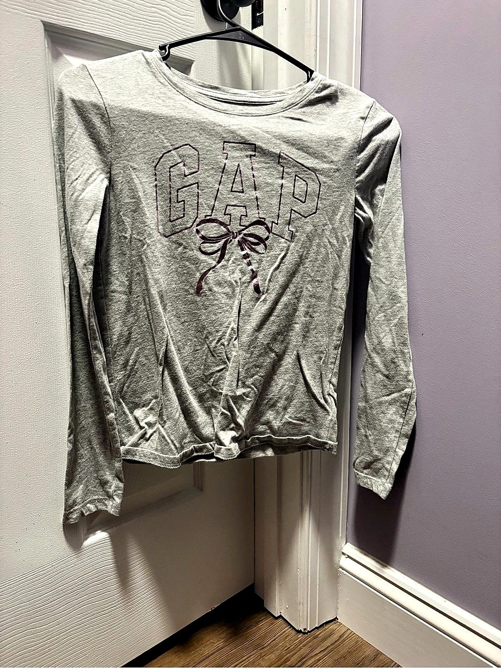 Gap Girls Long Sleeve Graphic Top Size Large (10)
